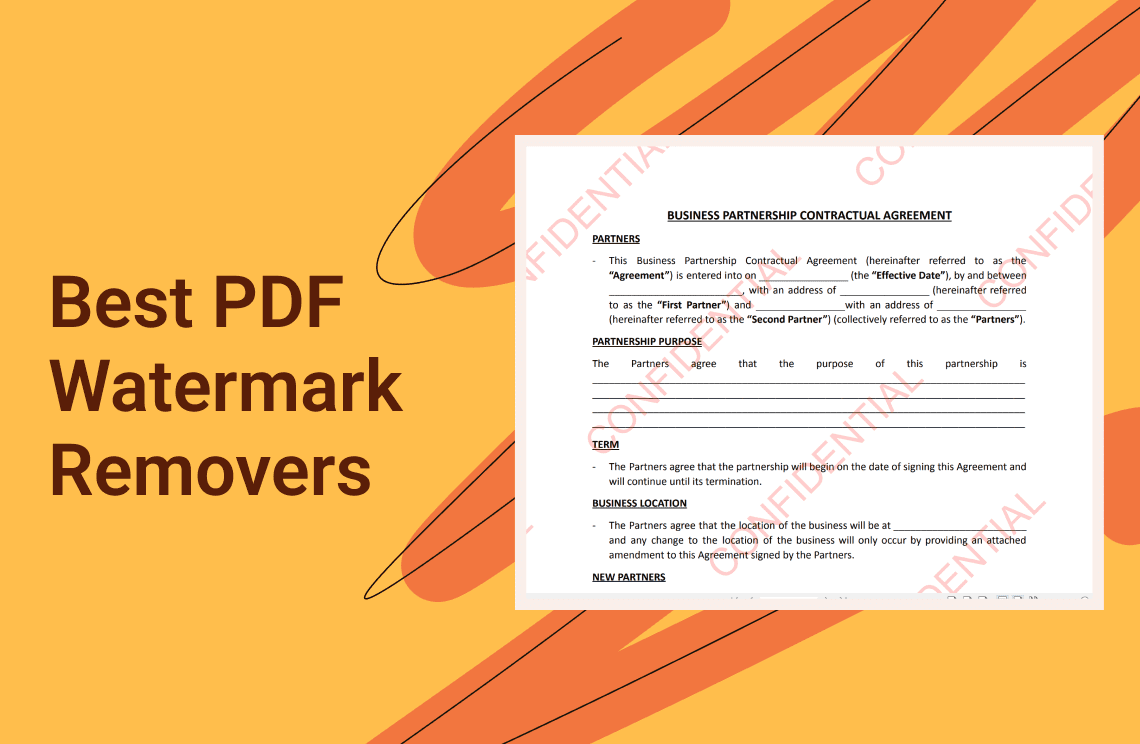 Top 05 PDF Watermark Removers To Clean Your Files in 2025